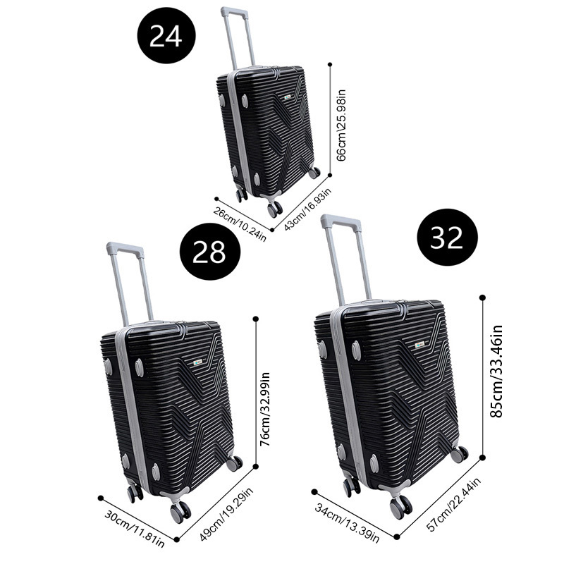 24/28/32-Inch Large Capacity Hard Case Suitcase