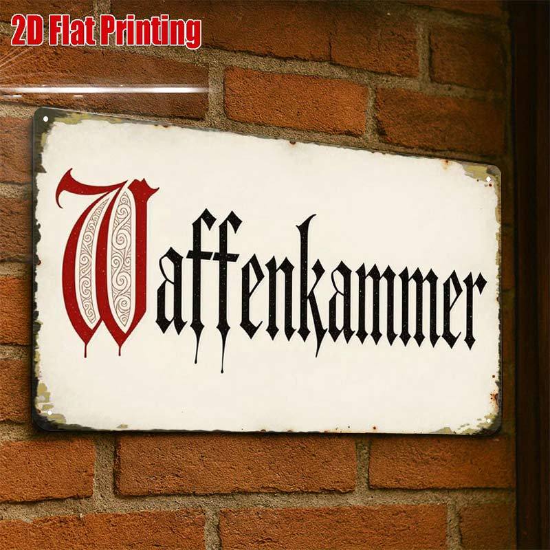 TEMU 2d Flat - 2d-flat, 1pc, Vintage Sign, Creative Tin Sign Garage Decoration, Lettering, Highquality Print, Home Decorators, 2d Flat, Perfect For