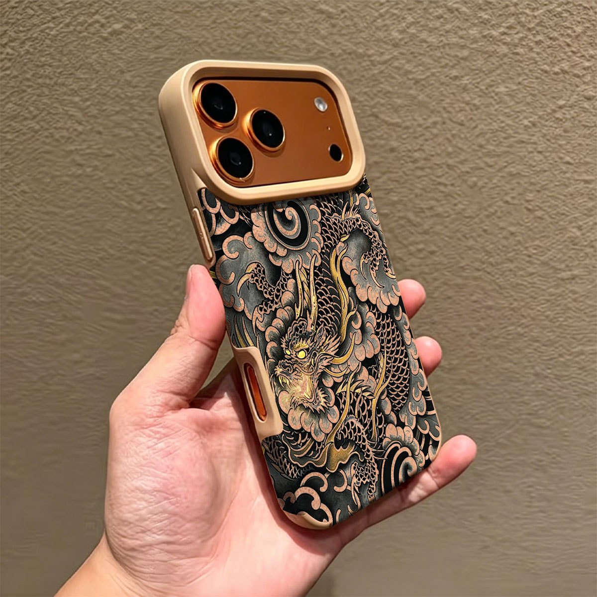 TEMU para teléfono: Xiyun, de lujo de cuero sintético mate, estilo retro de , , a prueba de golpes y arañazos, de cobertura total unisex para iPhone