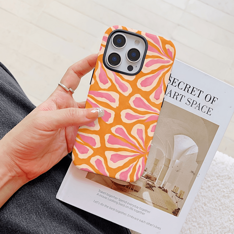 TEMU Phone Case: 2d Flat Printed Film Shell, Durable, Shock-absorbing, Stylish Protective Case, Suitable For Iphone 17/17