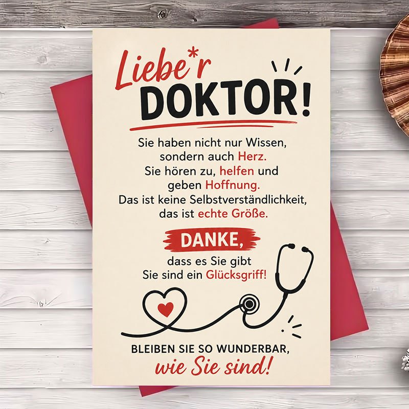 TEMU 1 Envelope And 1 Greeting Card Greeting Card Appreciation Gift For Medical Professionals Hospital Staff And Healthcare Workers For Retirement Or
