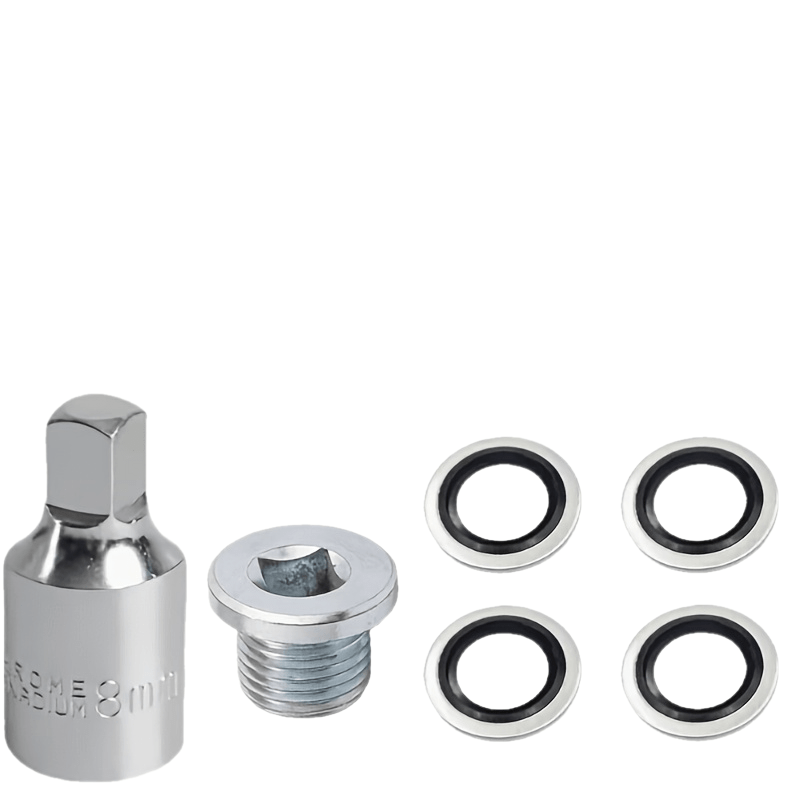TEMU M16 X 1.5 Oil Drain Plug With Composite Washers Optional 8mm Square Socket For Duster For Renault Megane For Peugeot For Mercedes-benz