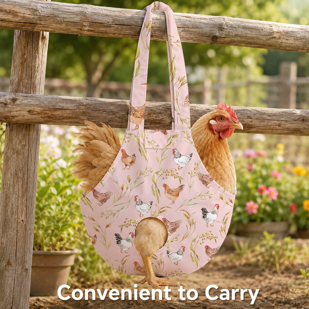 TEMU Chicken Holder Bag, Chicken Carrier With Handle, Chickens Sling For Traveling, Chicken Bag For Hen Rooster Poultry Transport Suitable For Ducks,