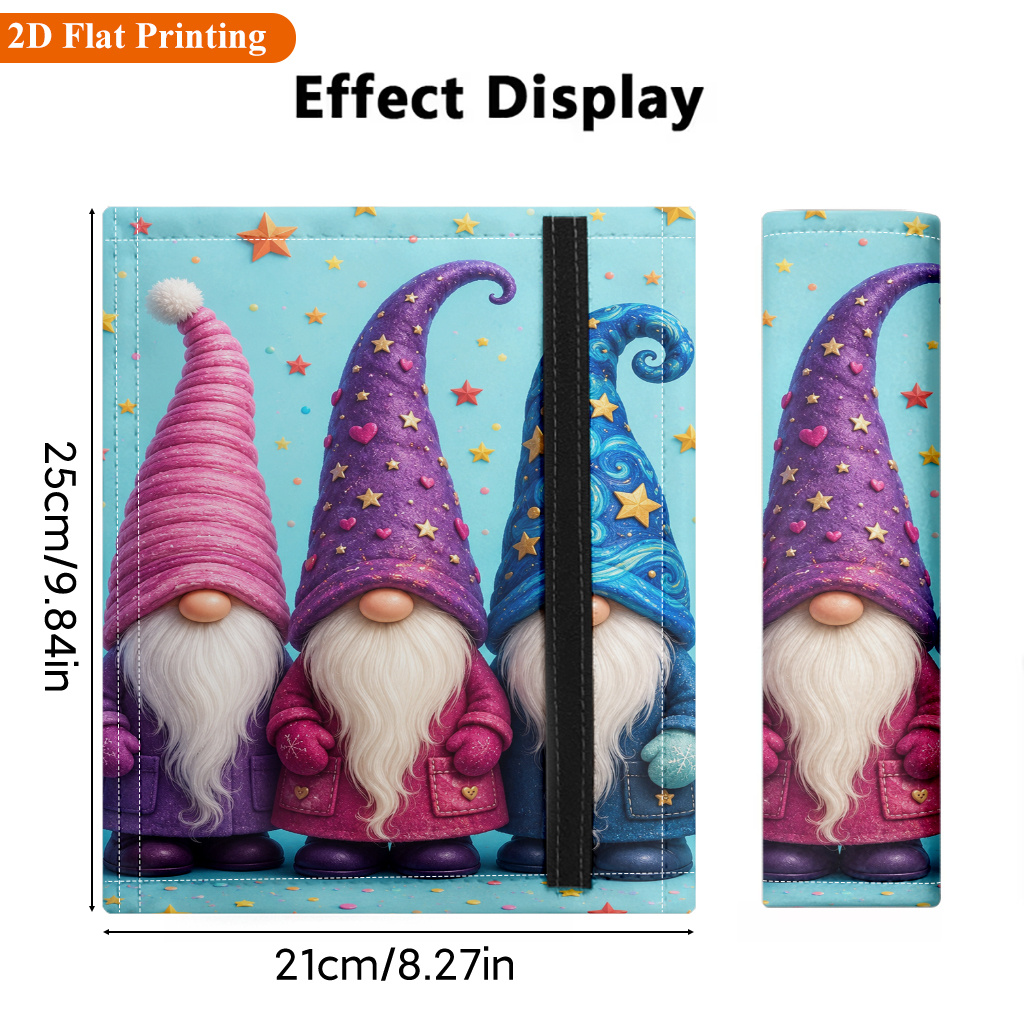 TEMU Car Seat Belt Cover 1pc, Magic Gnomes With Hats Seat Belt Cover, Comfortable Polyester Shoulder Pad, Decoration Accessory, , Durable And