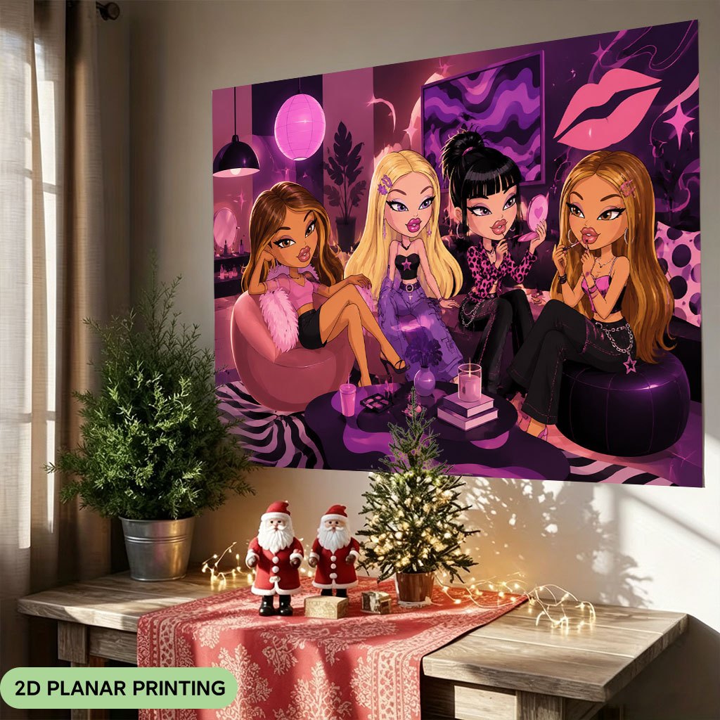 TEMU 2d Flat, 2d Flat Banner 1pc, Relaxing And Makeup, Peleater Tiher Tete Po E A Anis Rthtay And Aes Butalle Fos Derating And Eenrs Erating Jortul