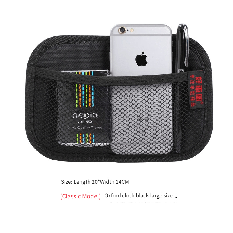 Bolsa de red de almacenamiento para coche de tela Oxford para guardar y ordenar, bolsillo automotriz multiusos para…: retailer-supplied image