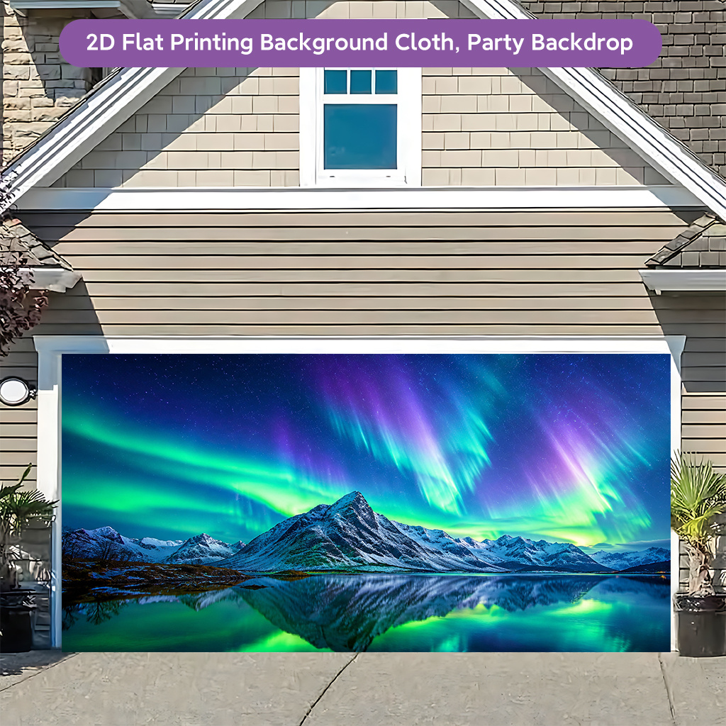 Northern Lights Borealis Backdrop Banner