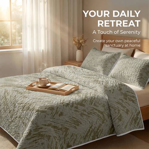 ensemble de 3 pièces beige avec motif de texture os de poisson (housse de lit x 1, taies x 1/2, garnitures non incluses), respirant et confortable pour toutes , cadeau, convient aux hôtels, auberges, chambres