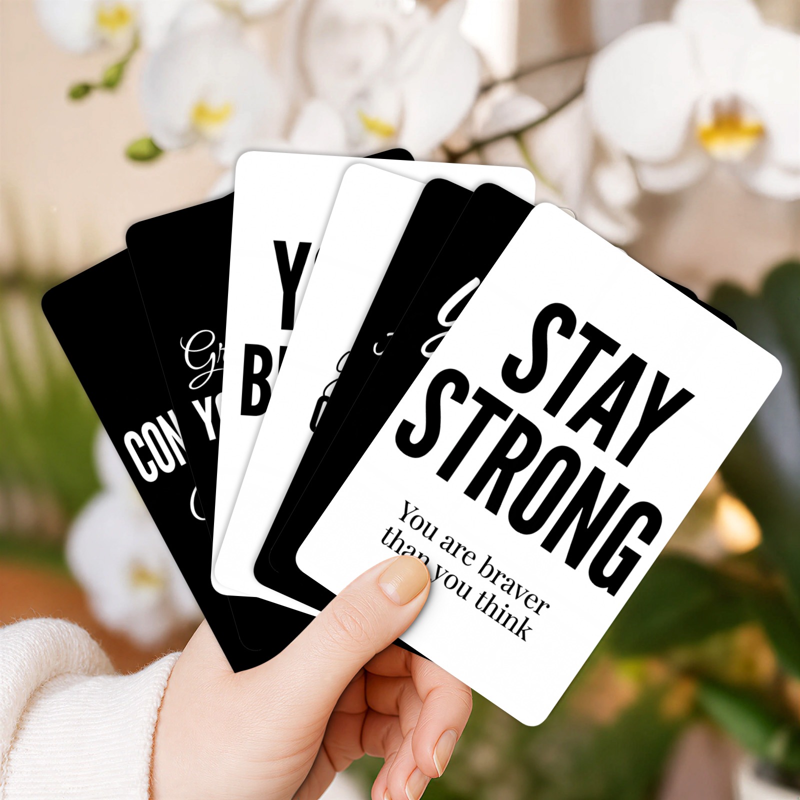 TEMU Need A Of Positivity 36 Unique Motivational Quote Cards Desk Decor Wallet Ups And Thoughtful Holiday Gifts