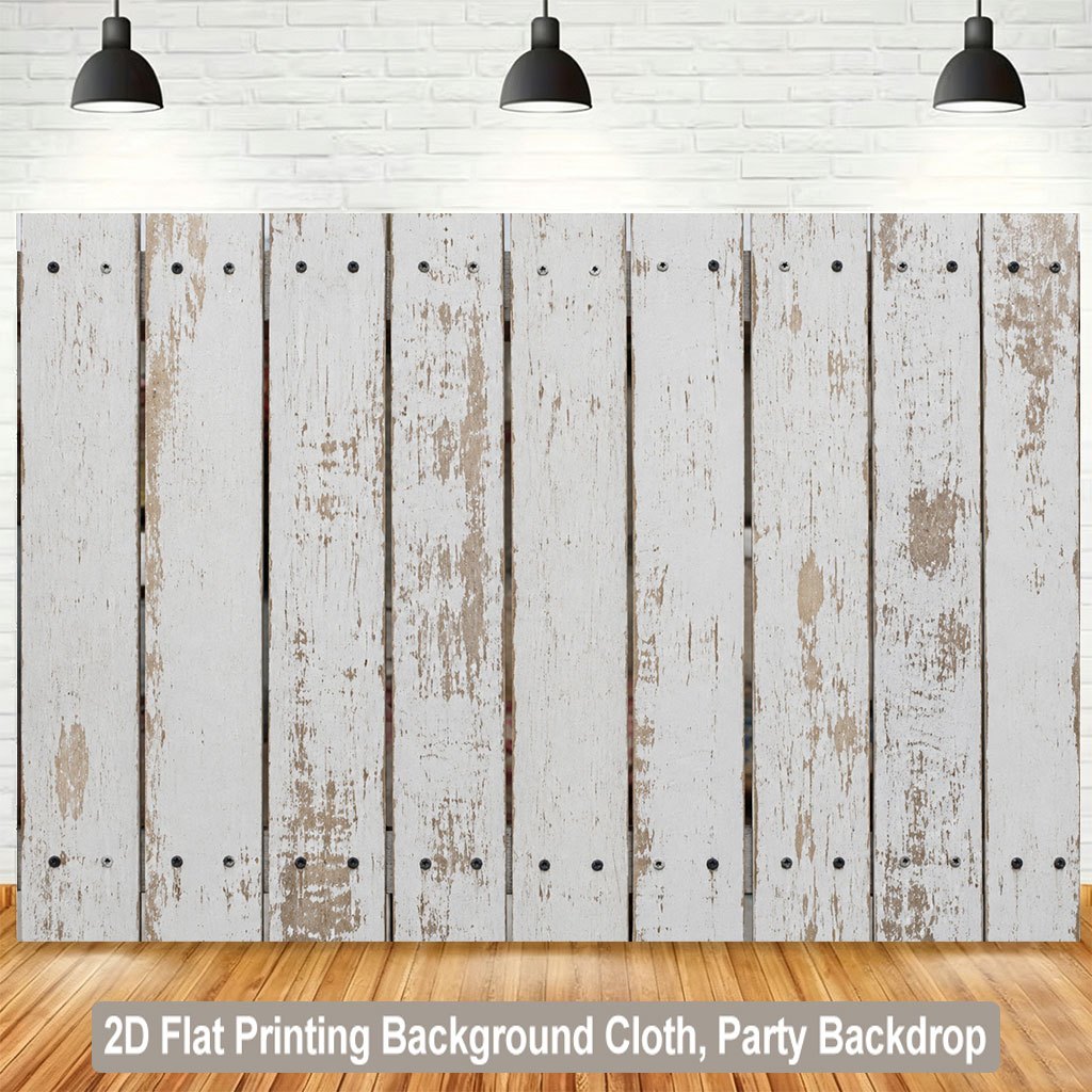2D Flat Printing Backdrop Banner with Wooden Design