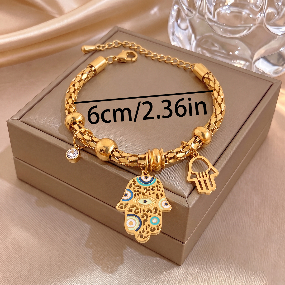 Unisex Double-Layer Vintage Luxury Bracelet, Elegant for All Occasions