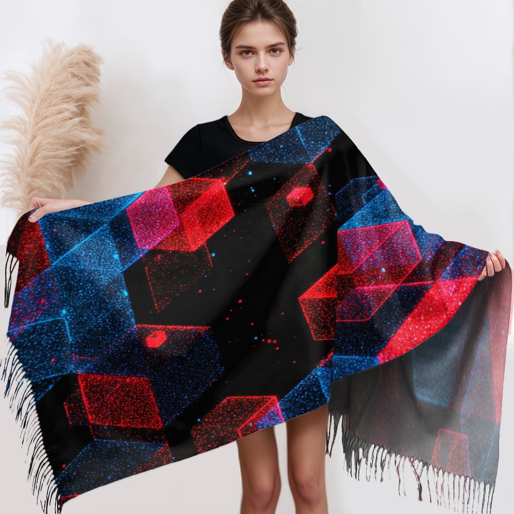 black dress with fur shawl - Bahrain