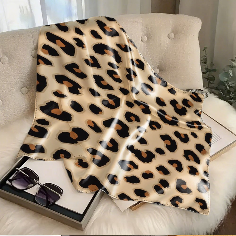 1pc of fashionable headscarf featuring a beige and   print design durable and easy to     women its versatile for everyday use commuting dates outfits and special occasions like valentines day