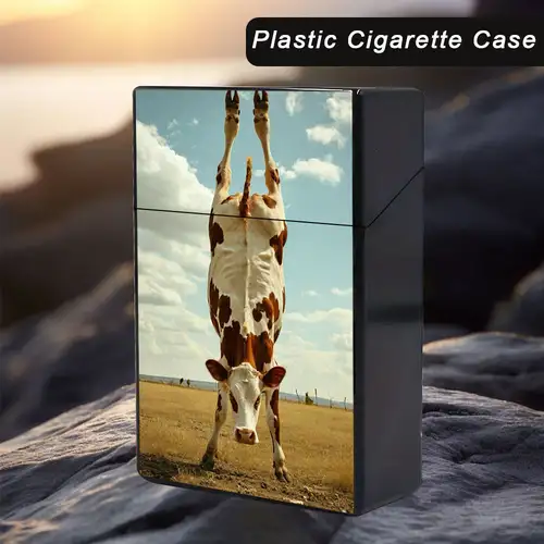 funny cigarette gifts awakentti Case, Cigarette Box, Funny Santa Claus in The Wooden Barrel Cigarette Dispenser Pop Up, Cigarette Holder Prank Toy Gift for Valentine's Day Gift &Decor (Bald Man) : Health cigarette dispenser funny sold on