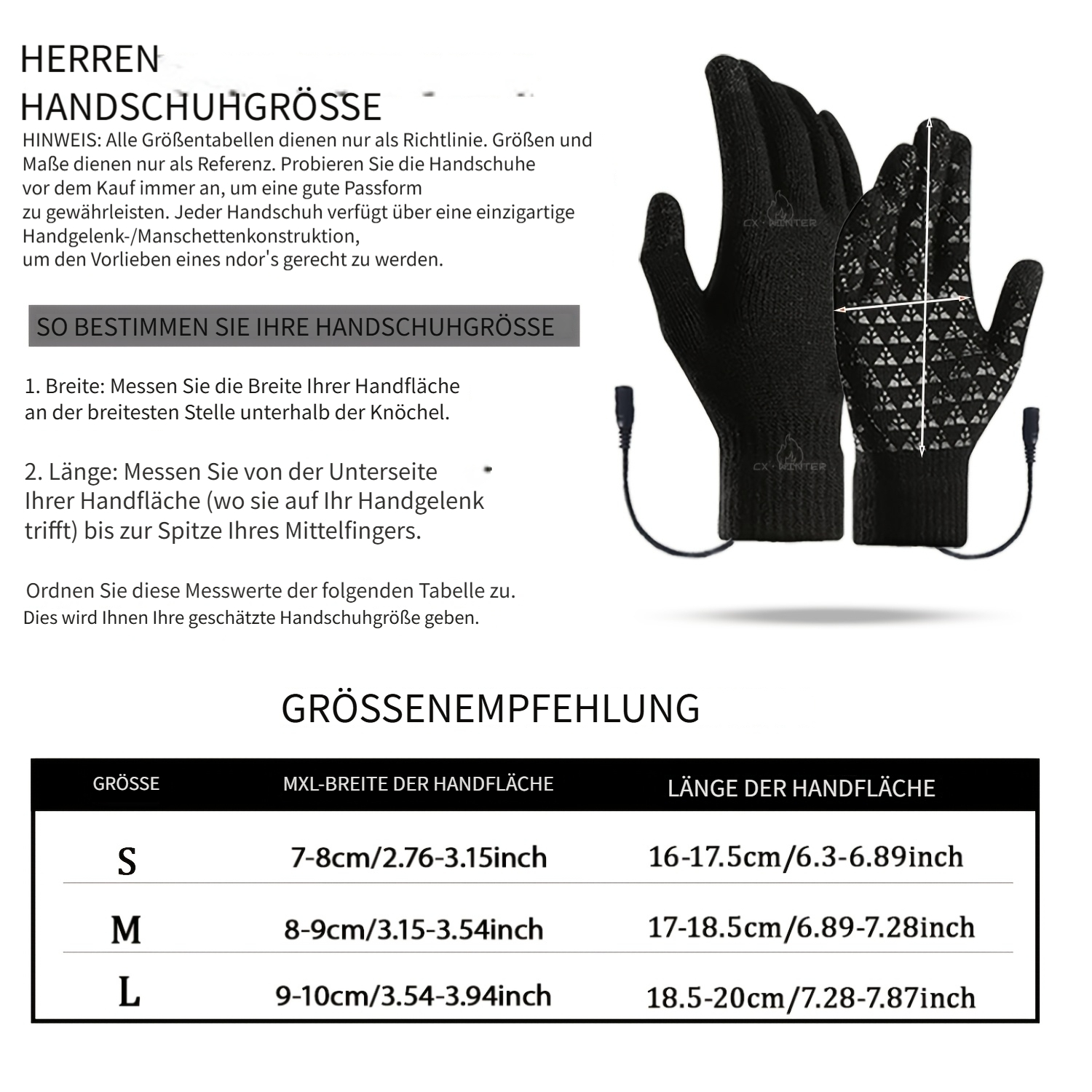 winter usb plug in elektrische heizhandschuhe warme - Temu Germany
