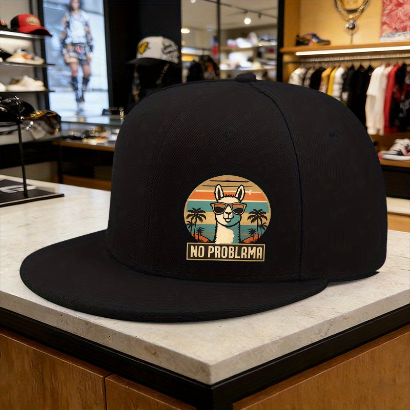 TEMU 1 Herren Outdoor "" Print Hip-Hop Cap, Fashion Outdoor Sport Baseball Cap, Must-Have für , Ideales Geschenk für Reisen , Vielseitiger Sonnenhut,