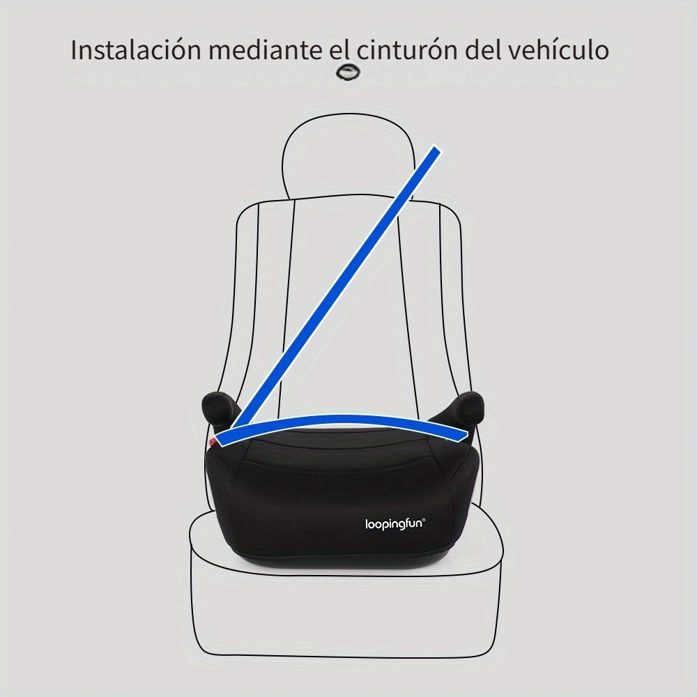 asiento de seguridad para bebé i-size 125-150cm ece r129,   diseño, protector de asiento de coche, elevador de viaje para niños de 3 a 12 años