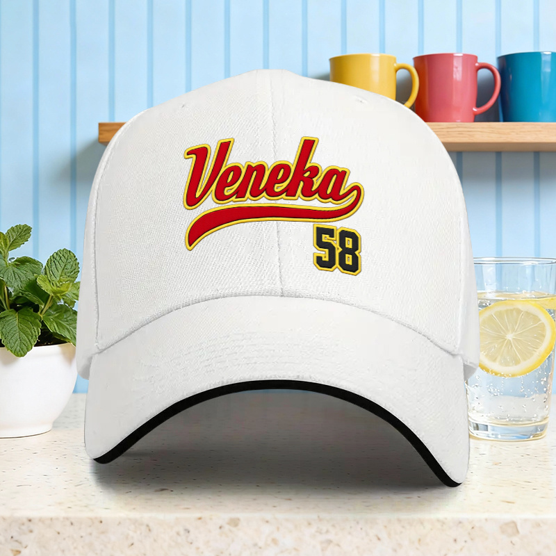TEMU Gorra de béisbol para hombre con diseño Veneka 58, estilo de pareja, gorra , fácil y con para exteriores, artículo para individuos a , regalo