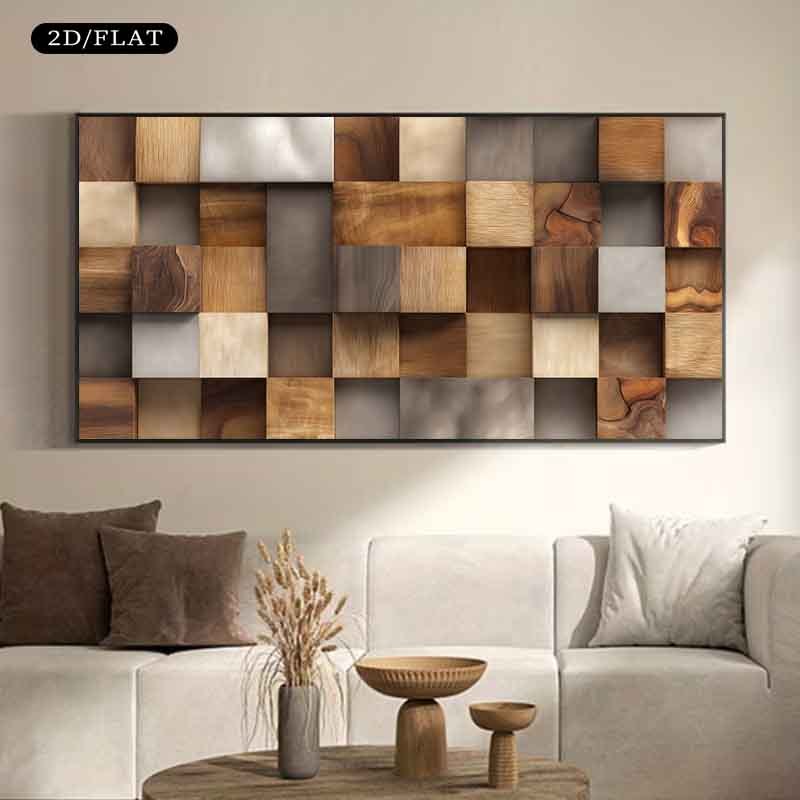 brown and gray wall art sold on Temu United States