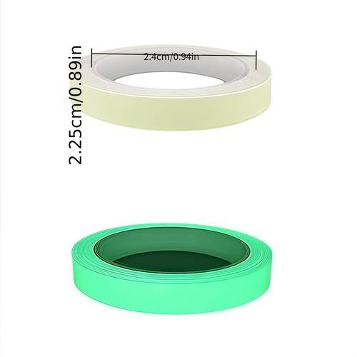 8 stunden leuchtband – langanhaltendes, helles fluoreszierendes leuchtband, stark klebend, wasserfest – leuchtende aufkleber für nachtdekoration, treppen, wände notausgangsschilder