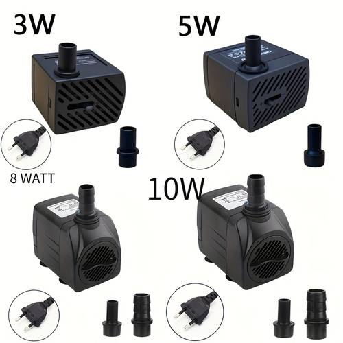 . ac 220v 3w~5w~8w~10w eu stecker tauchwasserpumpe aquarium springbrunnen luft fisch teich tank filter teich aquarium garten springbrunnen, ohne batterie