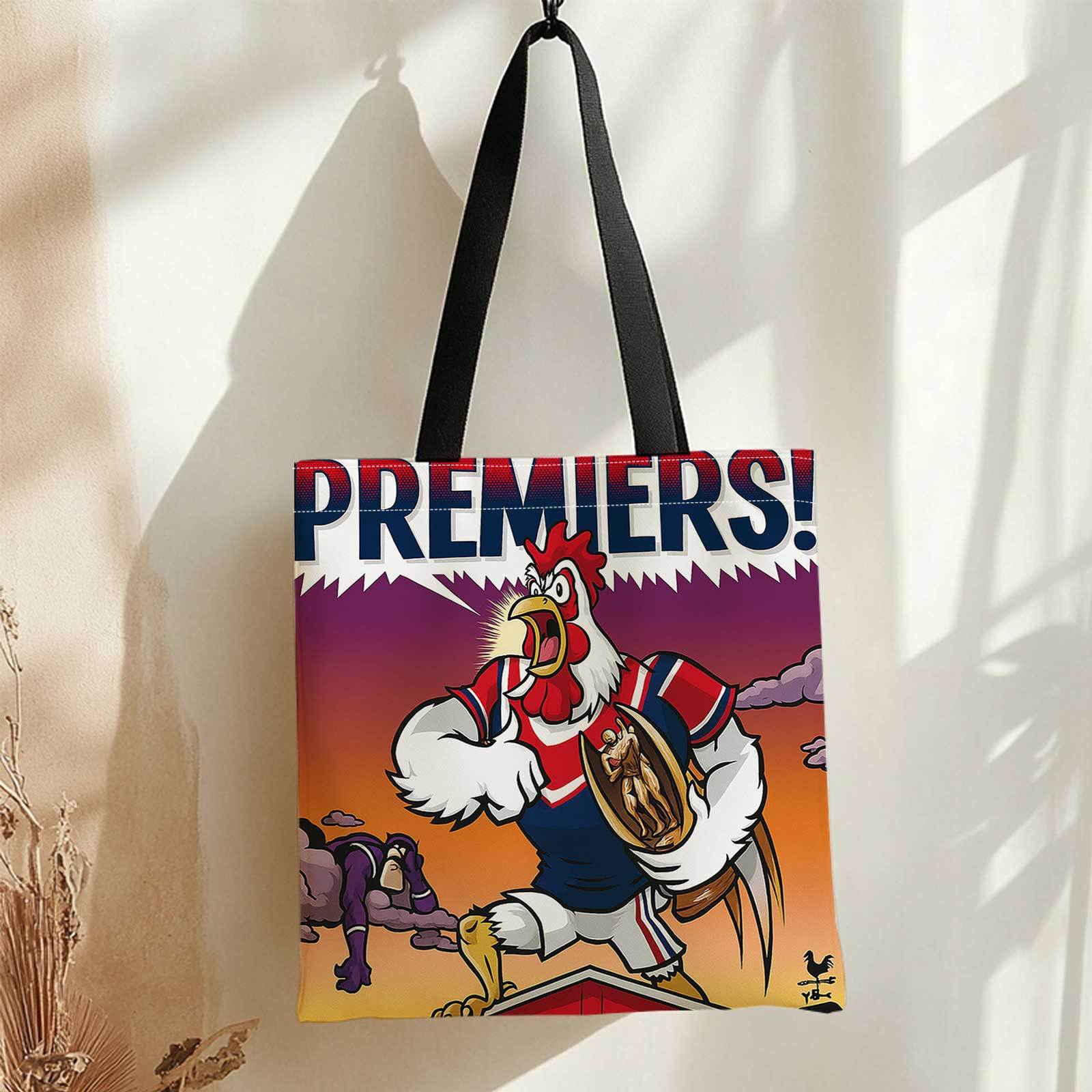 TEMU A Single Shoulder Tote Bag + , Rooster, Trophy, Celebration + Interior With Sturdy Handles, Daily Commutes, Gym Trips, Vacations, Cosmetics,