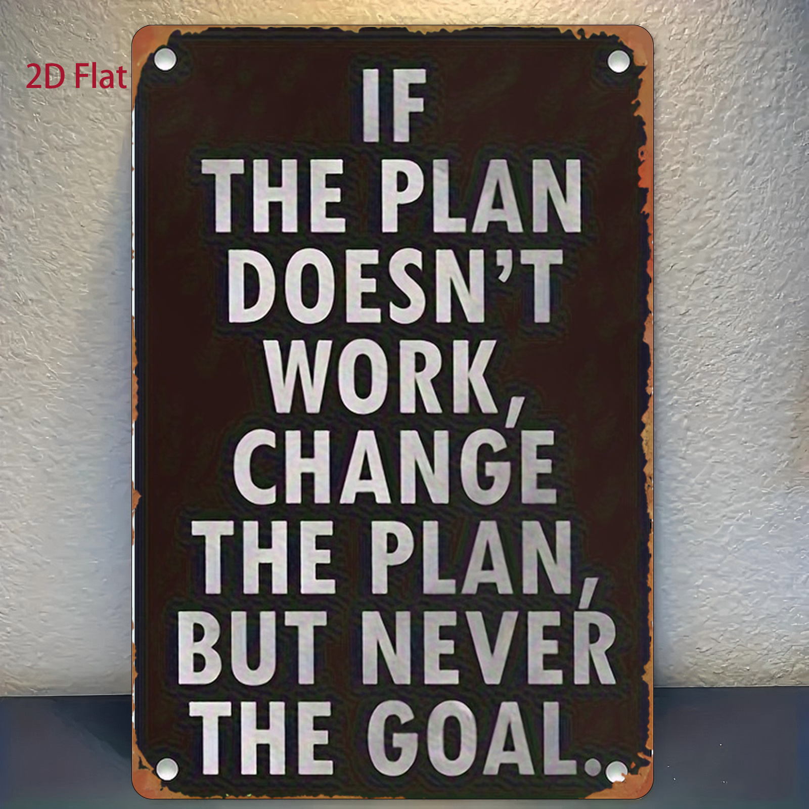 TEMU 2d Flat, 1pc, Decorative Sign & Plaque, 