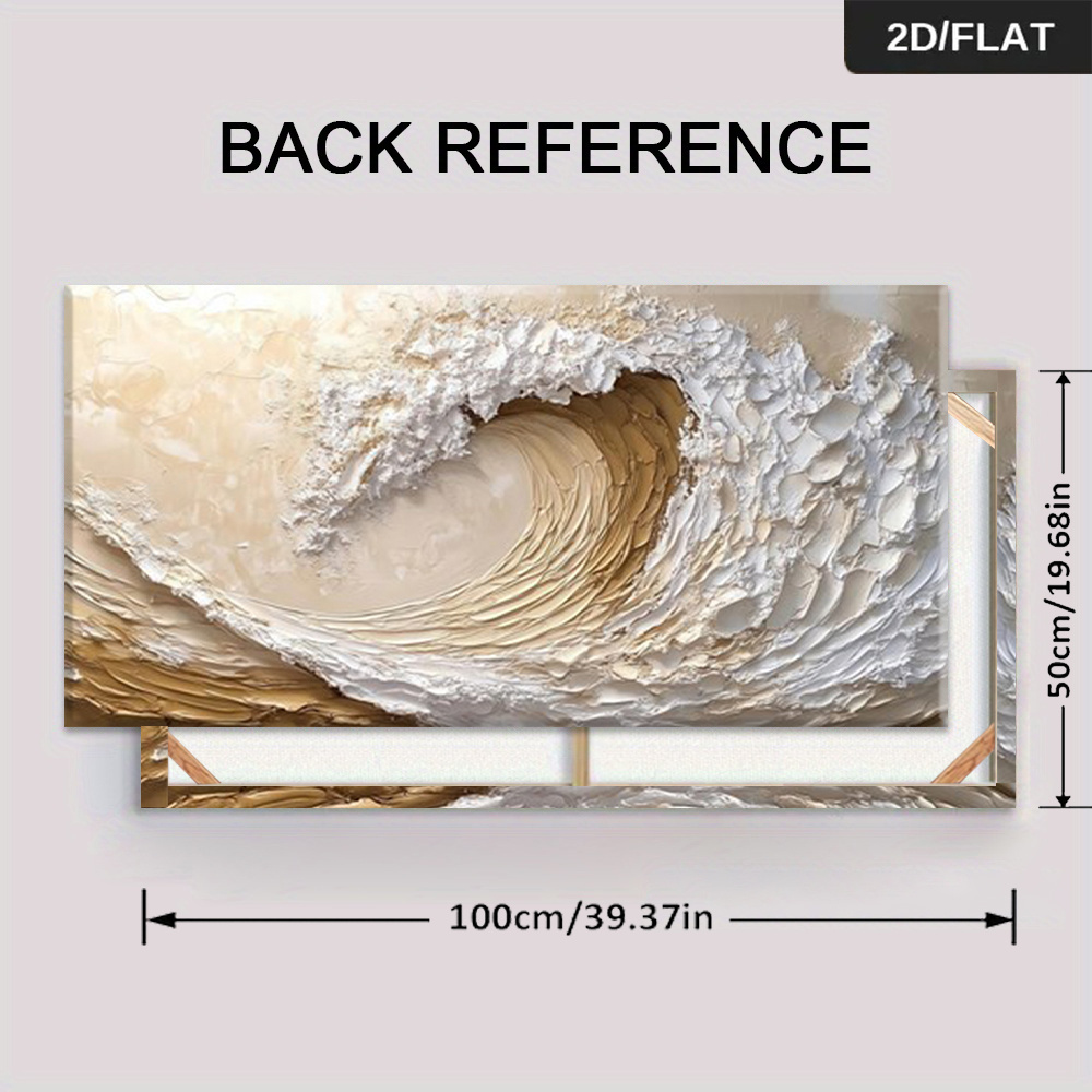 TEMU 2d Flat, 2d Flat, Framed Canvas Artwork Featuring A , Measuring 19.68 By 39.37 Inches Or 50 By 100 Centimeters, Perfect For Modern Wall