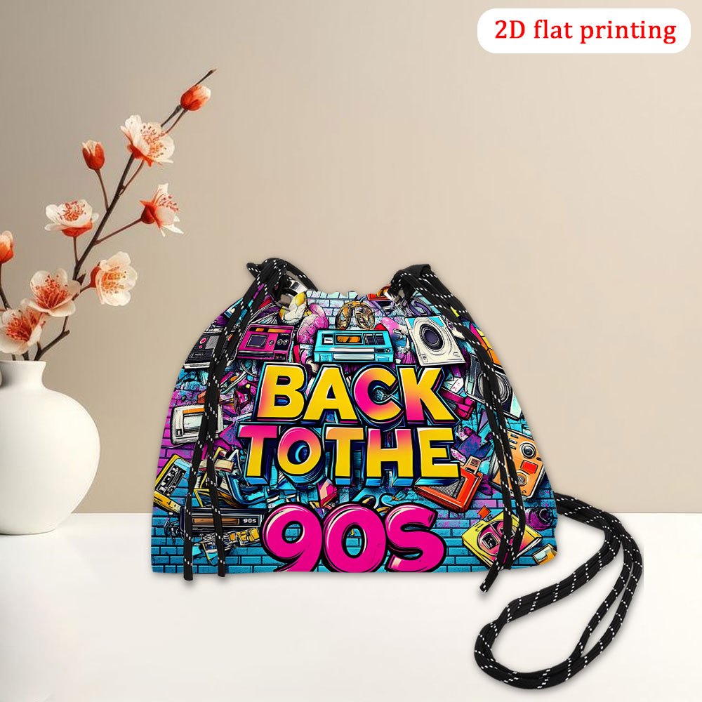 TEMU Un bolso bandolera pequeño y duradero con un diseño nostálgico de de los '90, para el uso diario por parte de las mujeres. bolso con cordón es