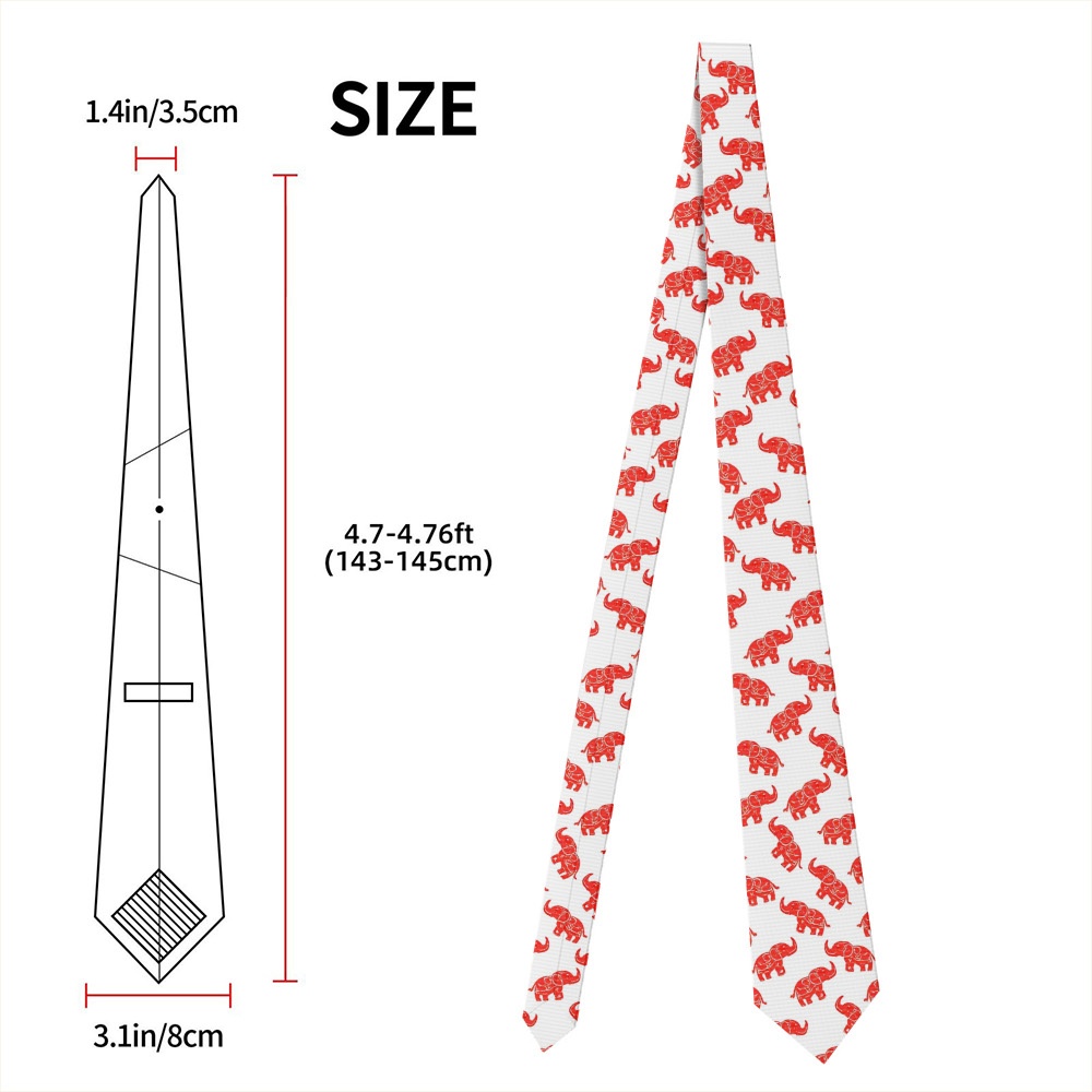 TEMU 2d Flat Print, Tie, Soft And Flexible Design, Ideal For Work, Graduation Events, And Dinner , Cozy Material