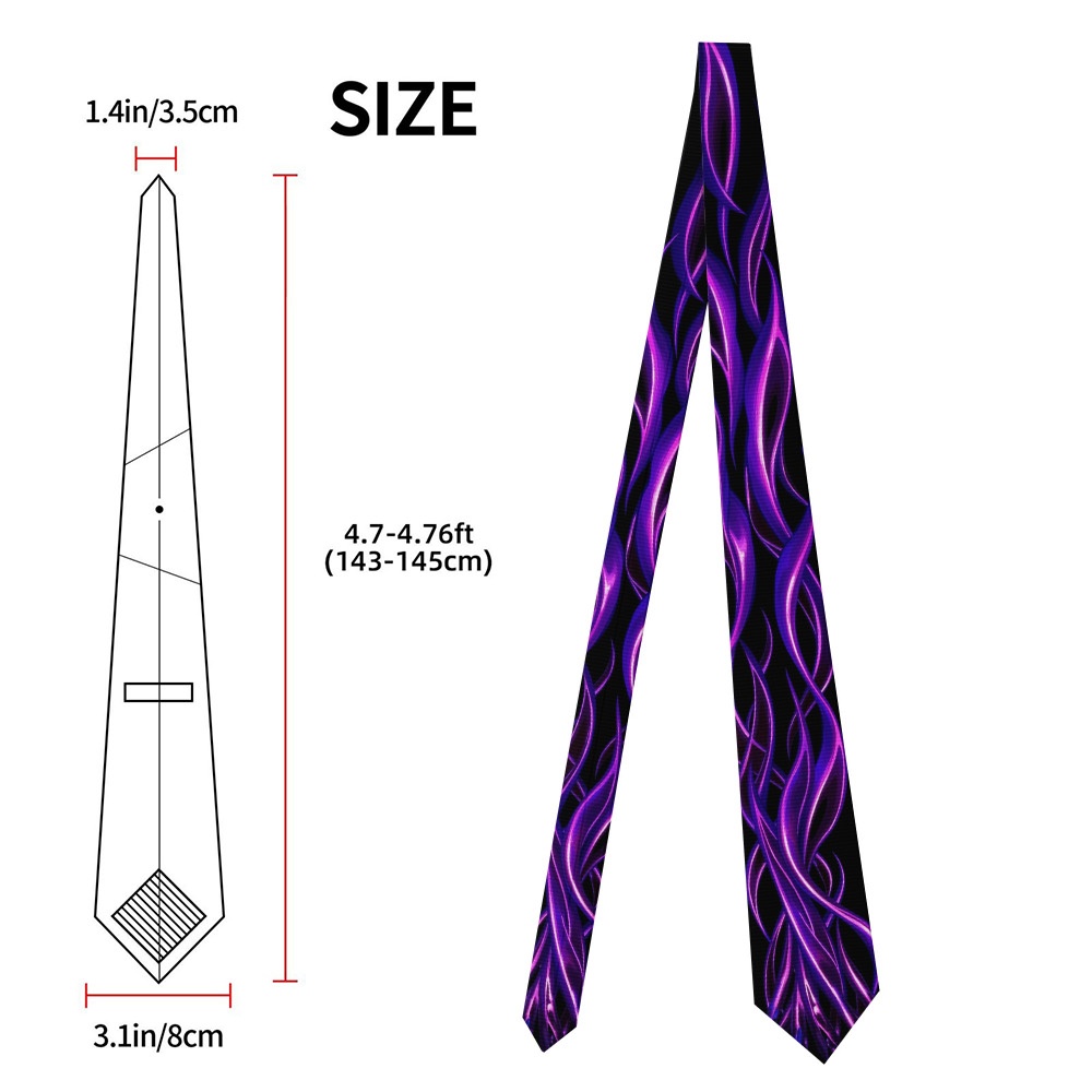 TEMU 1pc Tie Suitable For Wedding, & Father' Day - Soft Polyester Necktie With Comfortable Wear, Elegant Pattern For Wedding Ceremony, Business
