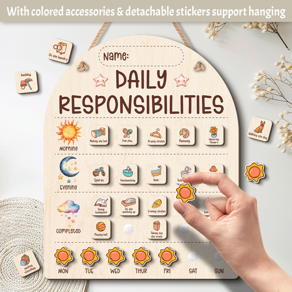 kids chore chart sold on Temu United States