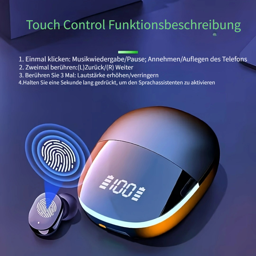 Rgb Lighting Gaming Headset, Audio Headphones, Touch Control, Enc Noise Cancelling, Hifi Sound