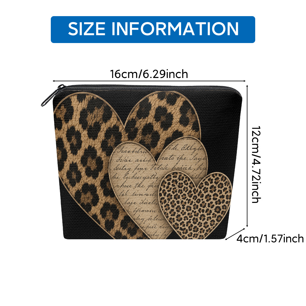 TEMU 1 pièce Porte-serviettes hygiéniques et organisateur à imprimé léopard - Pochette de voyage multifonctionnelle adaptée pour , les articles de