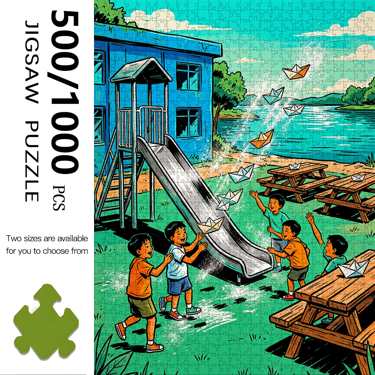 slides puzzle sold on Temu United States