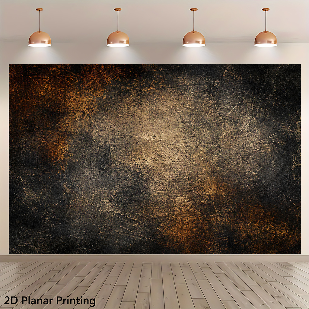 Abstract Textured Dark Surface Photography Backdrop, Winter-Themed