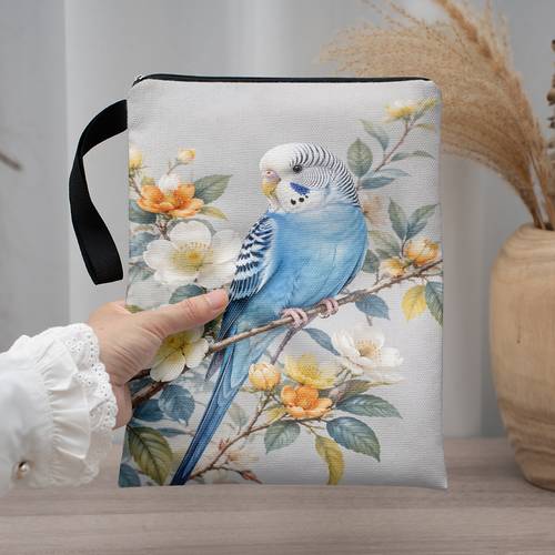 book sleeve 1pc floral bird double sided print book sleeve flat book protective cover multifunctional storage bag suitable for students teachers and book enthusiasts halloween gift