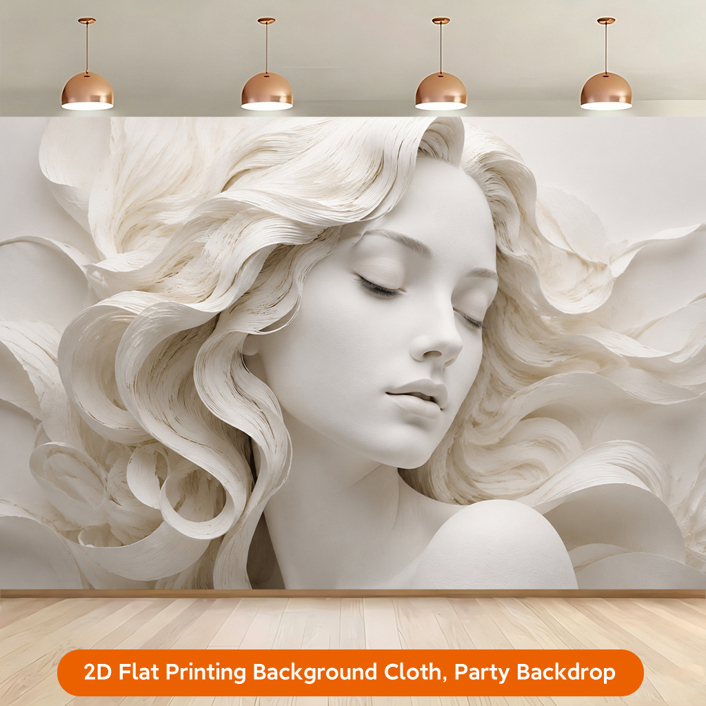 Elegant Female Sculpture Backdrop for Weddings and Parties