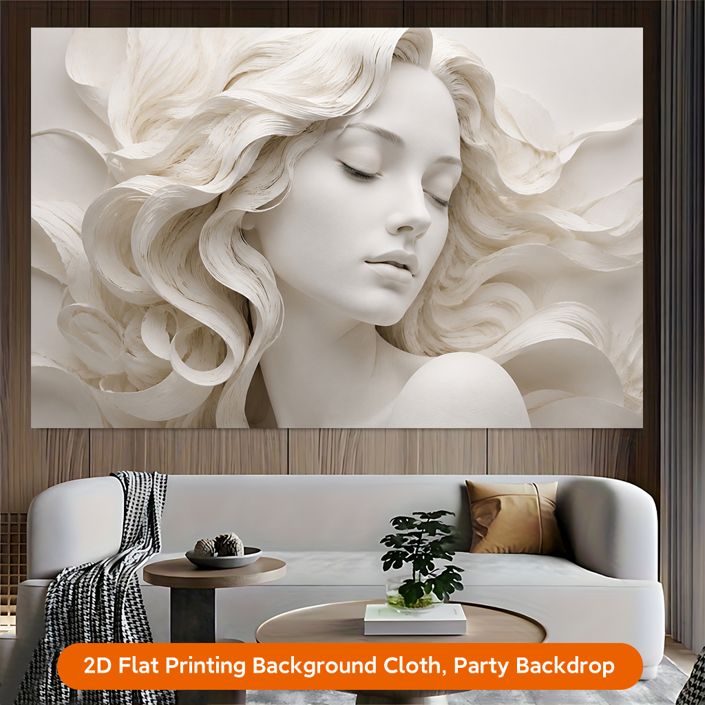 Elegant Female Sculpture Backdrop for Weddings and Parties