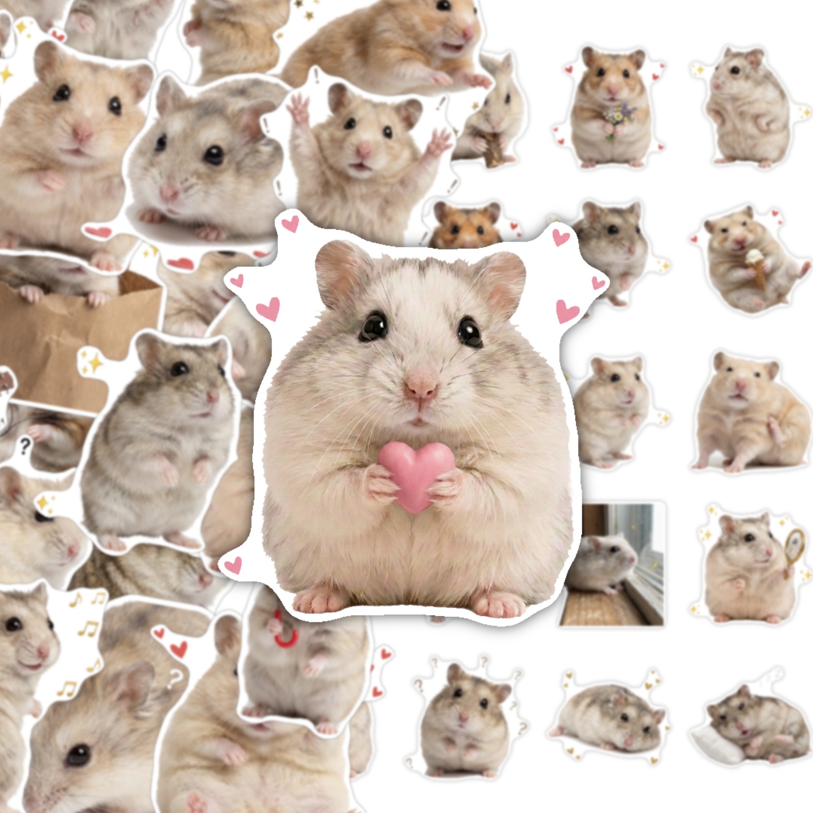 hamster stickers sold on Temu United States