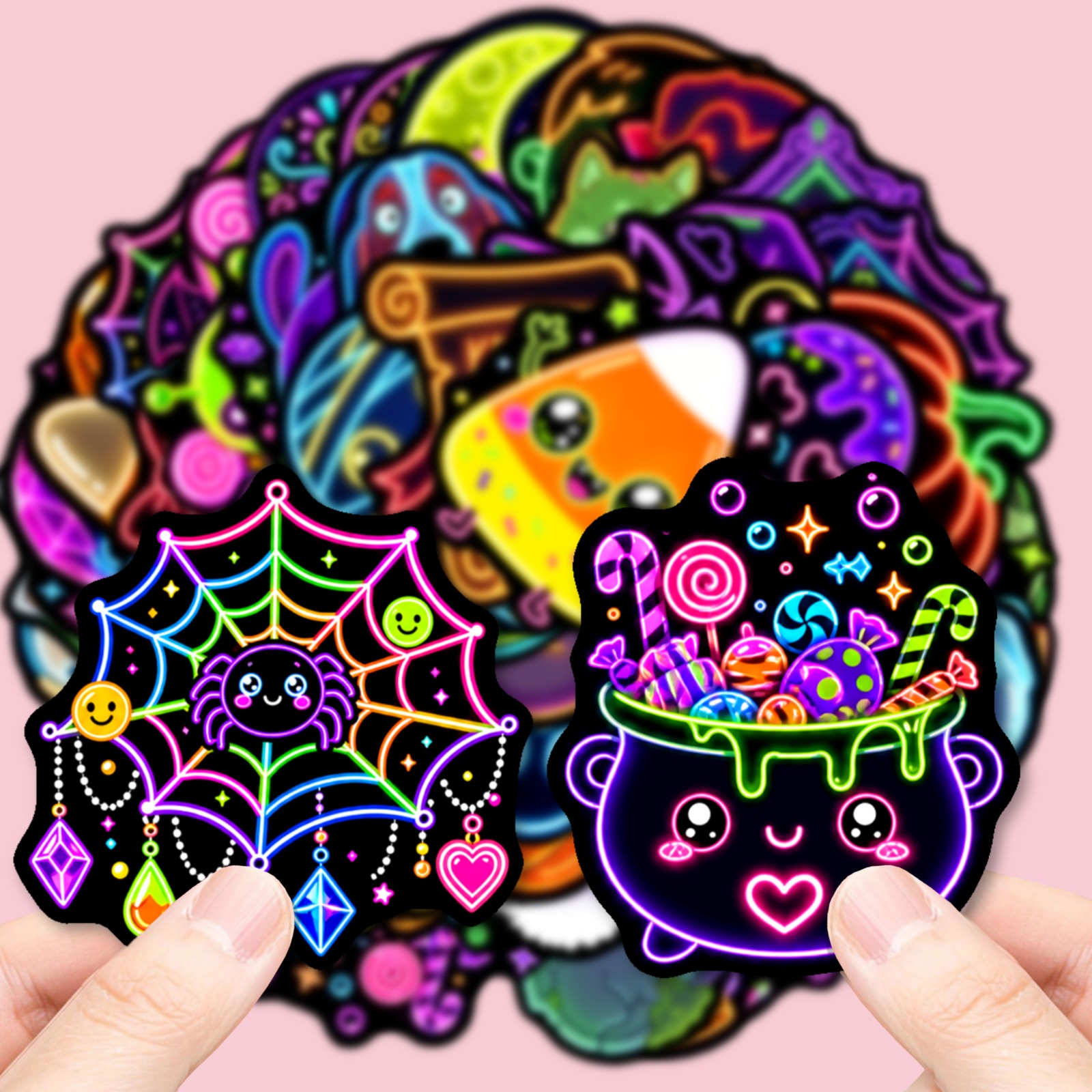TEMU 50pcs Stickers Decals Decorative Art For Laptops Water Bottles Notebooks Skateboards Phone Cases