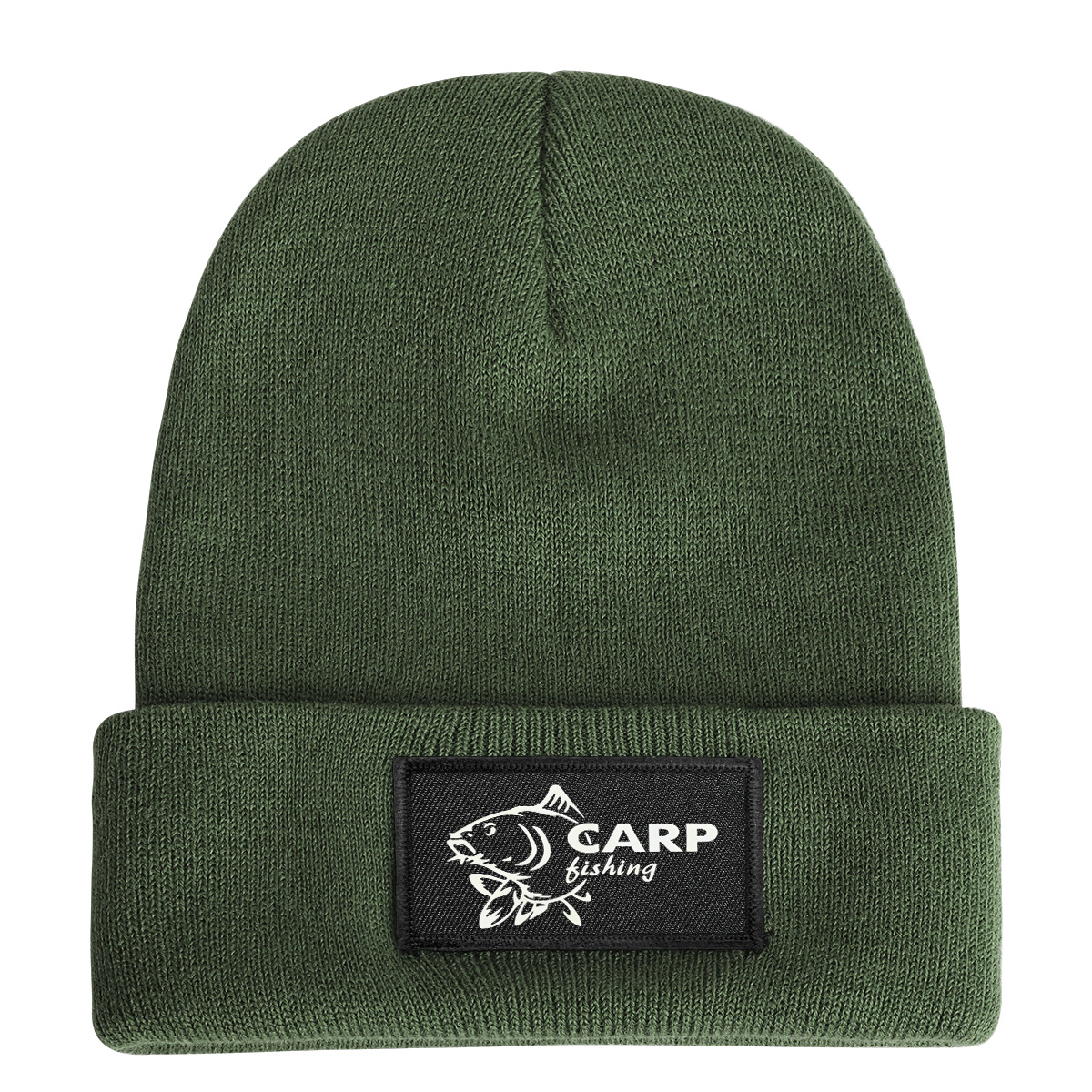 TEMU 1pc Stretchy Beanie Hat With Carp Fish Print - Unisex Winter Warm Windproof Suitable For , Carp-themed For Fishing Gifts, Outdoor Sports,