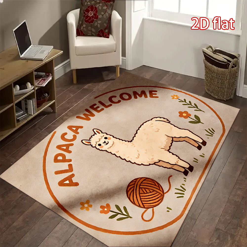 850g m velvet anti slip dotted plastic backing ultra soft and thick velvet floor mat with a cartoon pattern anti slip and machine washable suitable for large living room rugs bedroom rugs dining room rugs office rugs indoor rugs a  