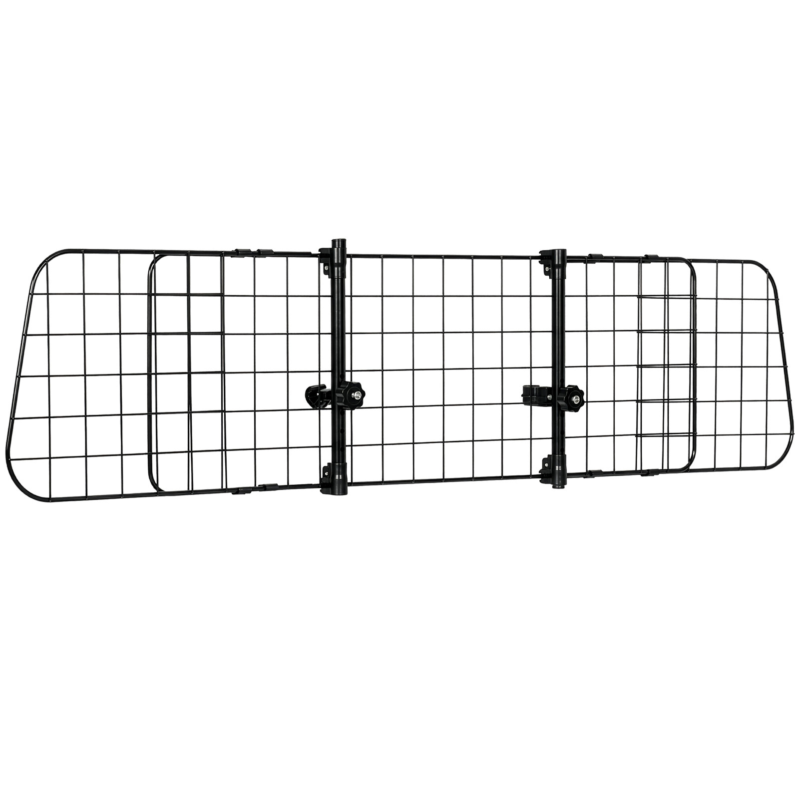 TEMU Adjustable 30- To 35.5-inch Metal Car Pet Barrier, Universal Retractable Dog Divider For Suv And Truck Trunks And Rear Seats