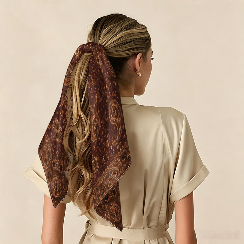 TEMU Women's Novelty Headscarf 1pc, , Soft, Stylish, Beautiful, And Multifunctional Headband, Suitable For , Lightweight And Elegant, Shopping,