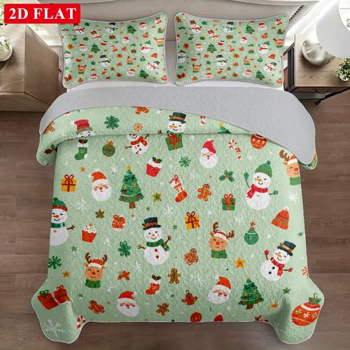 conjunto de colcha de 2/3 peças com de 2d (1*colcha + 1/2*fronhas, sem enchimento de almofada), uma decoração de cama para de , presente de feriado para e , vários tamanhos disponíveis, 2d