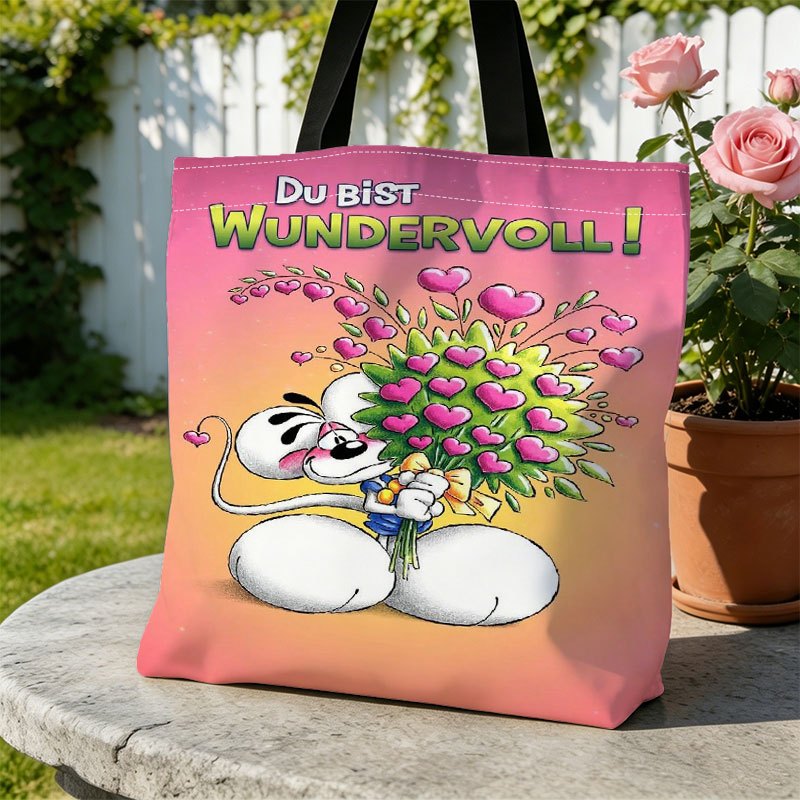 TEMU 1pc Card Printed Tote Bag, Fashionable Canvas Bag, Spacious Large Capacity Shoulder Bag With Fixed Shoulder Strap, Suitable For Commuting,