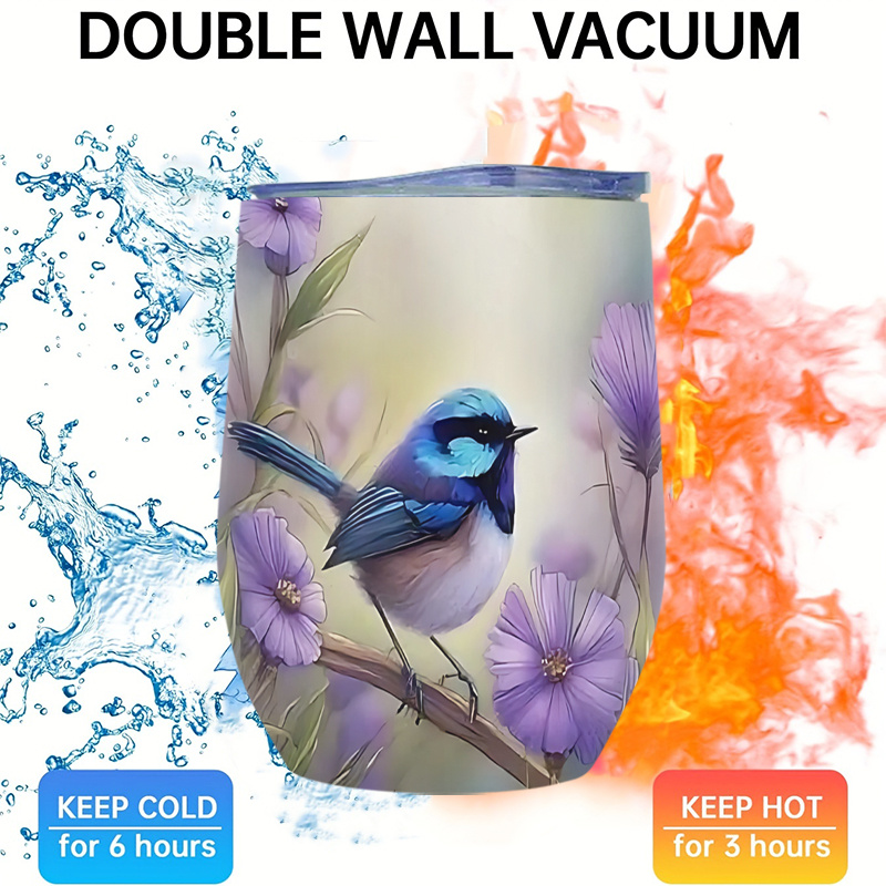 TEMU 1pc 12oz Stainless Steel Tumbler Insulated Coffee Cup,reusable,gift For Christmas,valentine's Day,mother's Day,father's Day,thanksgiving Day,for