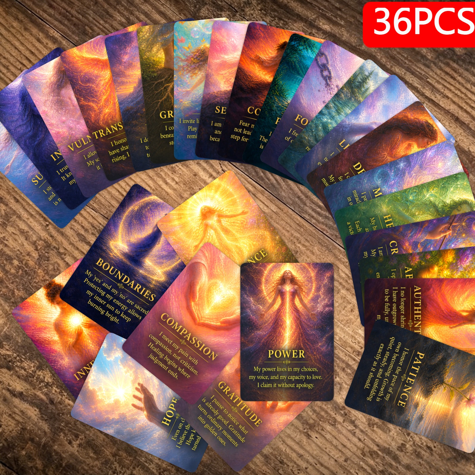 TEMU 36pcs Inspirational Postcards, Ideal For Daily Reflection Self-motivation Mood Lifting Travel Journaling And