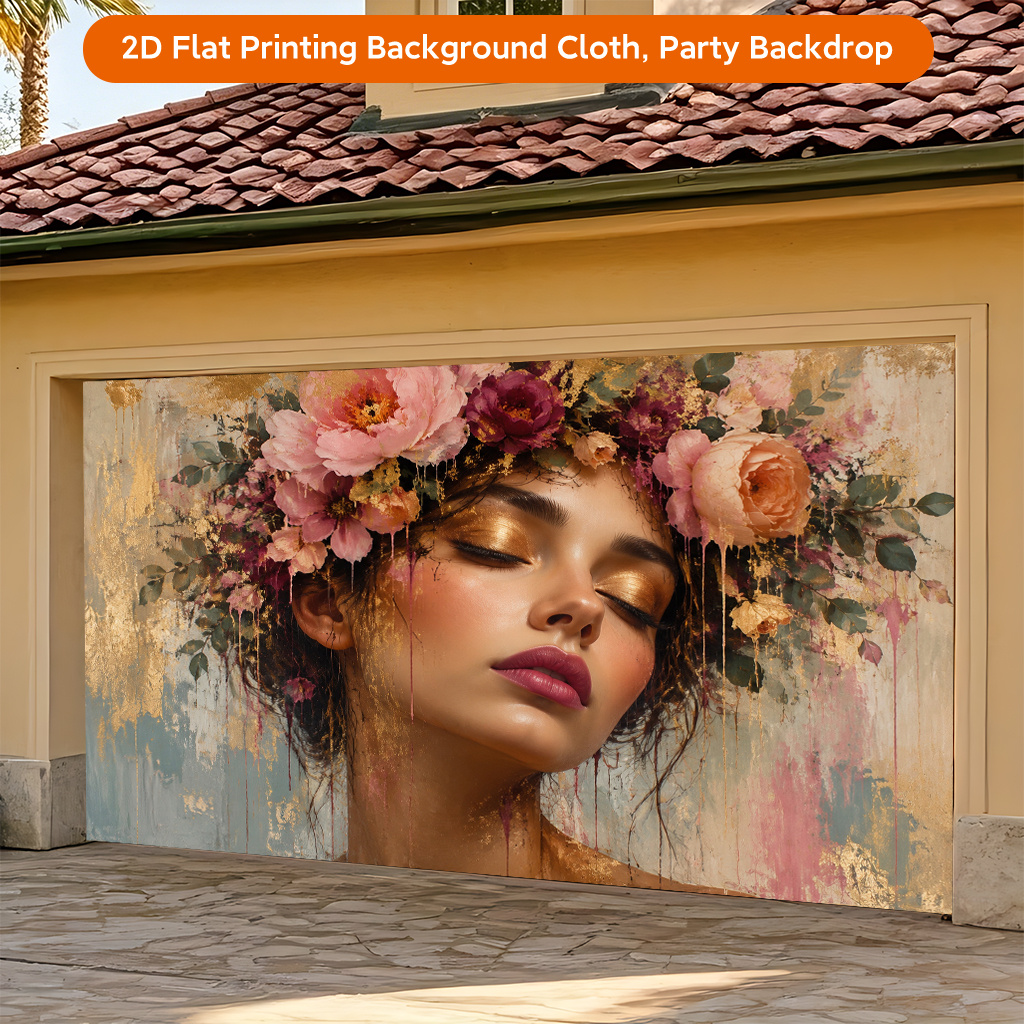 Elegant Floral Backdrop for Wedding and Party Photography